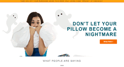 Desktop Screenshot of ilovemypillow.com